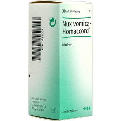 Nux vomica Homaccord gotas 30 ml